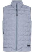 Cavallaro bodywarmer lichtblauw effen rits slim fit