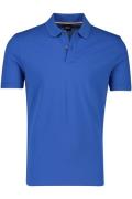 Hugo Boss black Pallas polo normale fit blauw 2-knoops katoen