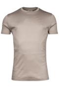 Thomas Maine t-shirt beige korte mouw 100% katoen