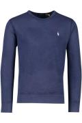 Polo Ralph Lauren sweater ronde hals donkerblauw katoen