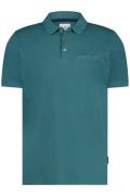 State of Art poloshirt wijde fit turquoise