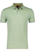 katoenen Boss Orange polo slim fit groen