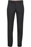 Club of Gents slim fit pantalon zwart effen