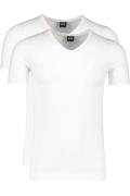 Hugo Boss t-shirt wit katoen 2-pack modern fit