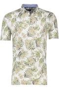 Eden Valley polo witte bloemen print