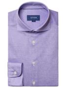 Eton Knit pique slim shirt