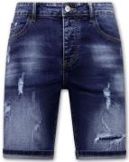 Enos Korte broek stretch denim short