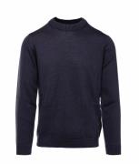 Woolrich Men classic crewneck sweater dark