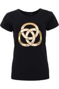 MAICAZZ Yssa t-shirt black-gold sp23.75.021