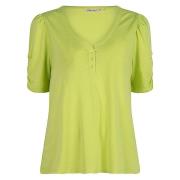 Esqualo T-shirt hs23-30235 puff sleeve lime