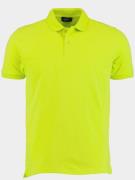 Bos Bright Blue Polo korte mouw geel polo slim fit 2200900/407