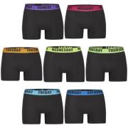 Happy Shorts 7-pack boxershorts heren multipack effen