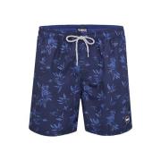 Happy Shorts Zwemshort heren met hawaii & ananas print