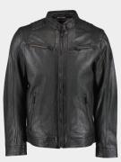 DNR Lederen jack beige leather jacket 394/6