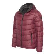 Cappuccino Italia Hooded winter jacket burgundy