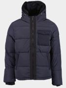 Scotch & Soda Winterjack zwart hooded puffa jacket 174383/0008