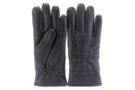 Warmbat Glove men goat leather black heren handchoenen