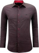 Gentile Bellini Print lange mouwen slim fit