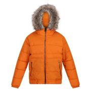 Regatta Parka met imitatiebont voor kinderen