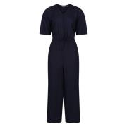 Regatta Dames streap lichtgewicht knoop front jumpsuit met korte mouwe...