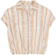 By-Bar Amsterdam Bieke gloss stripe blouse pastel gloss stripe