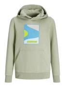 Jack & Jones Jcofast print sweat hood smu jnr