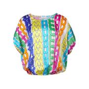 Mucho Gusto Zijden blouse lucca balloon letters