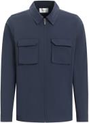 Pure Path Regular fit overshirt navy