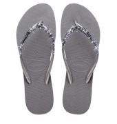 Havaianas Slim glitter ii | steel grey teenslippers dames