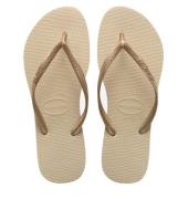 Havaianas Slim | sand grey/light golden teenslippers dames