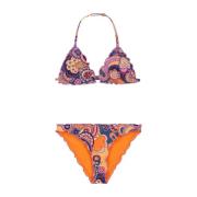 Shiwi Meisjes bikini lily woodstock wave multi color