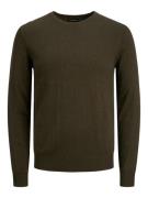 Jack & Jones Jjeemil knit crew neck noos olijf