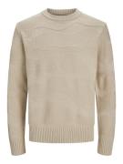 Jack & Jones Jprblujosh knit crew neck zand