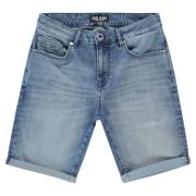 Cars Falcon short bleached uaed blue denim