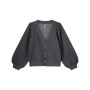 Summum 3s5042-30632 840 7/8 sleeve cardigan new waffle cloud waffle mi...