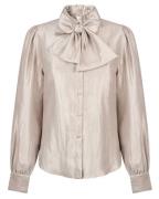 Aaiko Blouse lange mouw veronne tie shimm