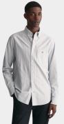 Gant Casual hemd lange mouw oxford banker stripe shirt 3000230/423