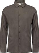 No Excess Shirt jersey melange stretch brown