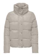 Only Onlnewcool puffer jacket otw noos beige