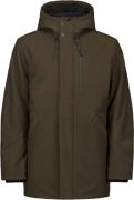 No Excess Jacket medium long fit hooded softs coffee