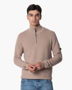 Quotrell D'azur knitted halfzip