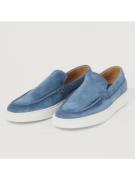 Giorgio 13781 suede loafer in het blauw ( jeans )