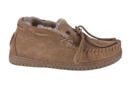 Warmbat Bunya suede mud dames pantoffel (gesloten hiel)