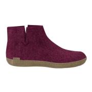 Glerups Low boot leather sole g 07-cranberry