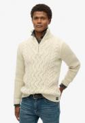 Superdry M6110639a jacob cable knit 39e heren trui -  super