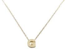 Christian Gouden ketting met g hanger