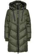 Jacqueline de Yong Jdyskylar padded hood jacket otw no army