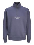 Jack & Jones Jorvesterbro sweat quarter zip hn n petrol