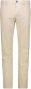 No Excess Broek met stretch garment dyed cream