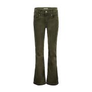 Red Button Broek srb4319 bibette velvet armygreen